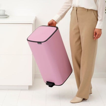 Brabantia Bo Pedal Bin, 30L Lilac Pink at Napev GH