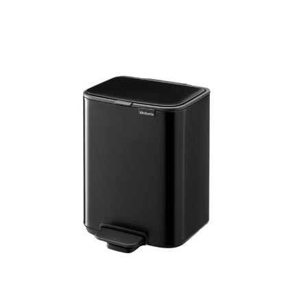 Brabantia Bo Pedal Bin, 4L - Matt Black at Napev GH