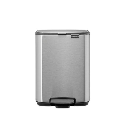 Brabantia Bo Pedal Bin, 4L - Matt Steel Fingerprint Proof at Napev GH