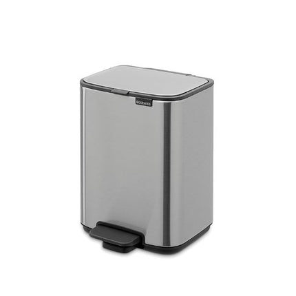 Brabantia Bo Pedal Bin, 4L - Matt Steel Fingerprint Proof at Napev GH