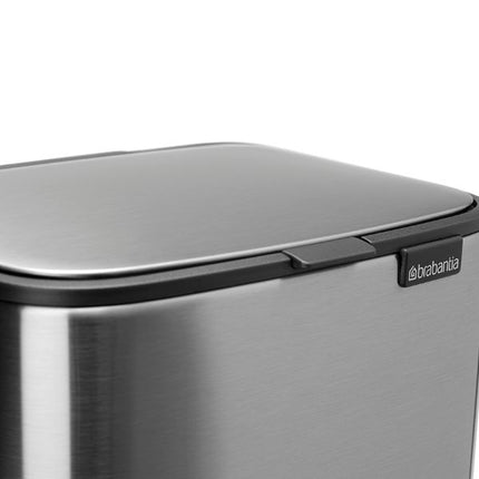 Brabantia Bo Pedal Bin, 4L - Matt Steel Fingerprint Proof at Napev GH