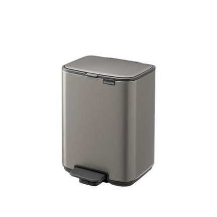 Brabantia Bo Pedal Bin, 4L - Platinum at Napev GH