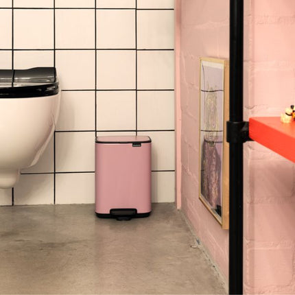 Brabantia Bo Pedal Bin, 7L - Lilac Pink at Napev GH