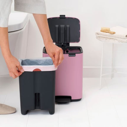 Brabantia Bo Pedal Bin, 7L - Lilac Pink at Napev GH