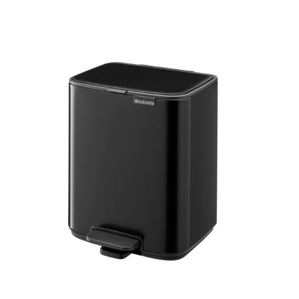 Brabantia Bo Pedal Bin, 7L Matt Black at Napev GH