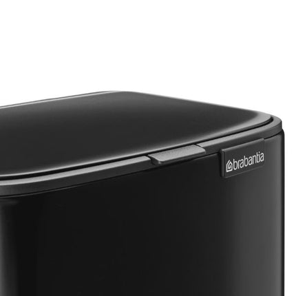 Brabantia Bo Pedal Bin, 7L Matt Black at Napev GH