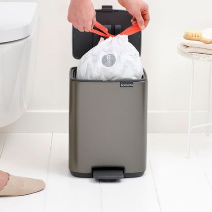 Brabantia Bo Pedal Bin, 7L Platinum at Napev GH