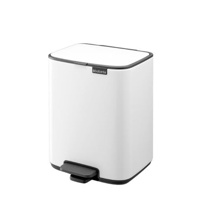Brabantia Bo Pedal Bin, 7L White at Napev GH