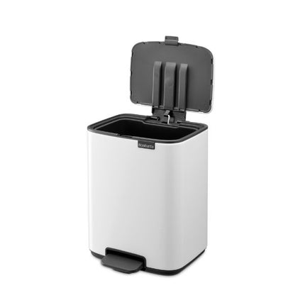Brabantia Bo Pedal Bin, 7L White at Napev GH