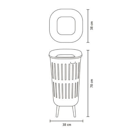 Brabantia Collect-It Laundry Basket Hi 55L at Napev GH