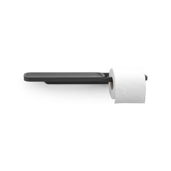 Brabantia MindSet Toilet Roll Holder with Shelf at Napev GH