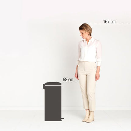 Brabantia NewIcon Pedal Bin, 30L at Napev GH