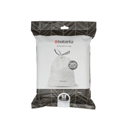 Brabantia PerfectFit Bags, Code M, 60L, 40 Bags at Napev GH