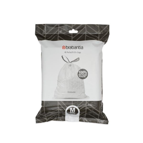 Brabantia PerfectFit Bags, Code M, 60L, 40 Bags at Napev GH