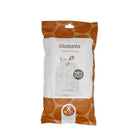 Brabantia PerfectFit Bags, Code X, 10-12L, 40 Bags at Napev GH