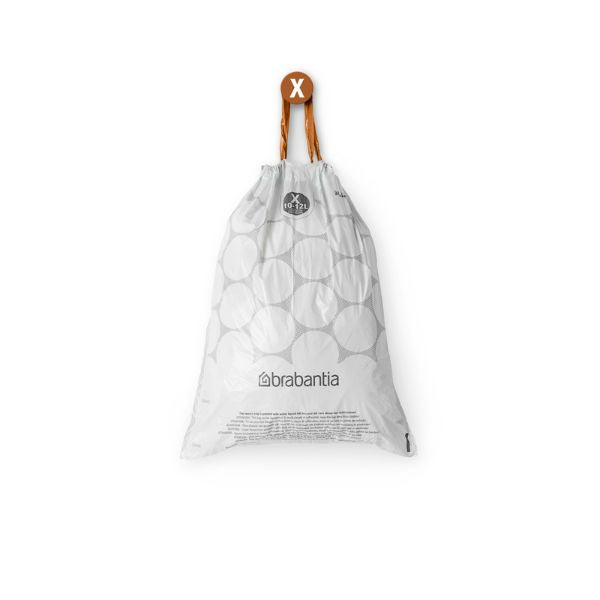 Brabantia PerfectFit Bags, Code X, 10-12L, 40 Bags at Napev GH