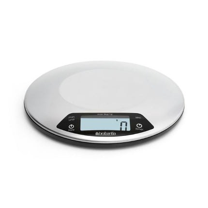 Brabantia Profile Digital Kitchen Scales, Round at Napev GH