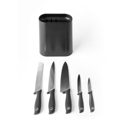 Brabantia Tasty+ Knife Block plus Knives at Napev GH