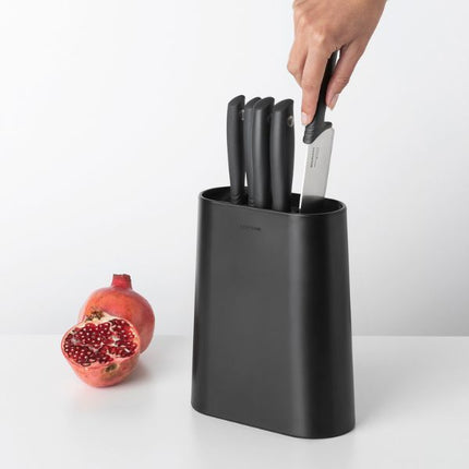 Brabantia Tasty+ Knife Block plus Knives at Napev GH