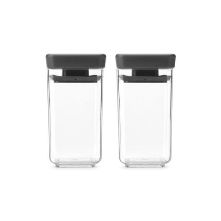 Brabantia Tasty+ Stackable Canister, Set of 2 at Napev GH