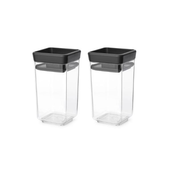 Brabantia Tasty+ Stackable Canister, Set of 2 at Napev GH