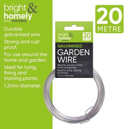 Bright & Homely Multi-Purpose Galvanised Garden Wire at Napev GH