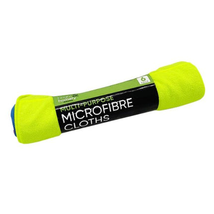 Bright & Homely Multi-Purpose Microfibre Cloths XL 40cm | Pack of 6 at Napev GH