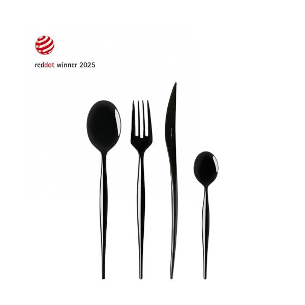 Bugatti Natura Black Diamond 24 Piece Cutlery Set at Napev GH