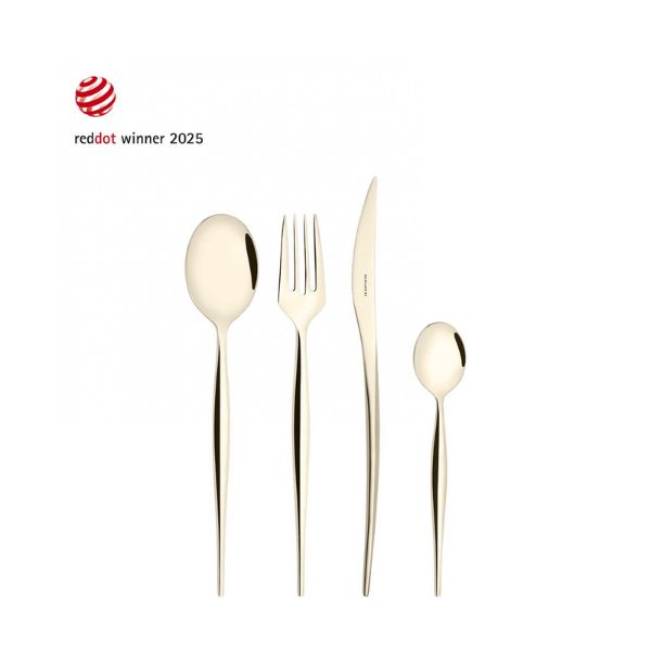 Bugatti Natura Champagne 24 Piece Cutlery Set at Napev GH