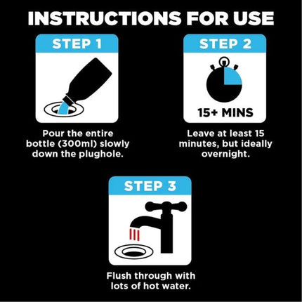 Buster Bathroom Plug Hole Unblocker 300ml at Napev GH