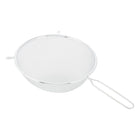 Chef aid metal strainer 24cm on white background