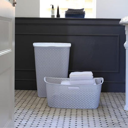Curver Rattan Laundry Basket 47L at Napev GH