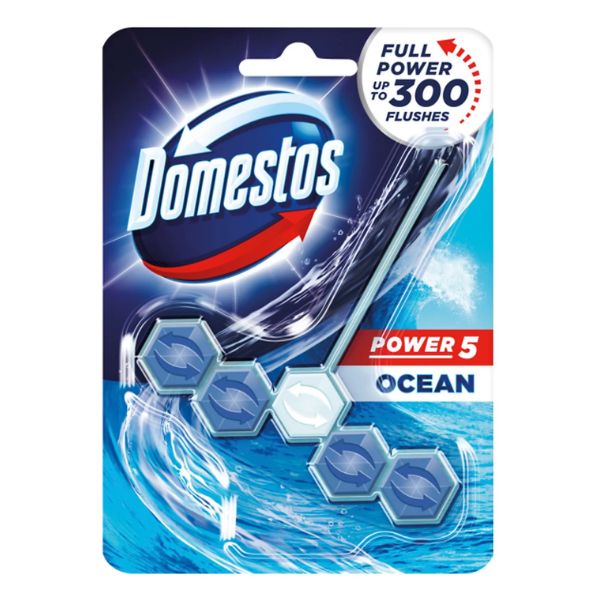 Domestos Power5 Ocean Toilet block, 95g
