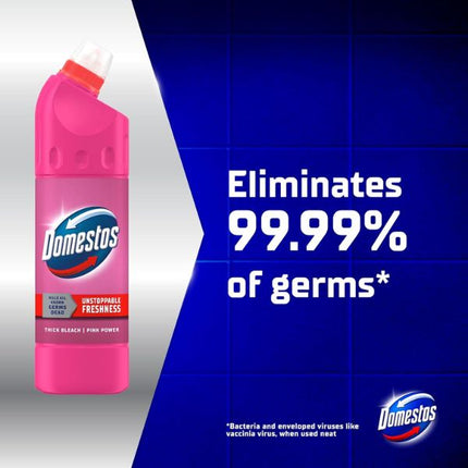 Domestos Thick Bleach Pink Power Disinfectant Multi-Purpose Cleaner 750ML at Napev GH