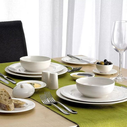 Elia Glacier 12 Piece Dinner Set at Napev GH