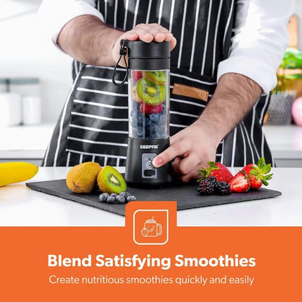 Geepas Rechargeable Portable Blender Black at Napev GH