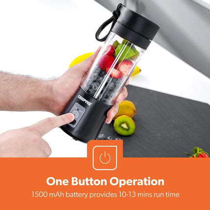 Geepas Rechargeable Portable Blender Black at Napev GH