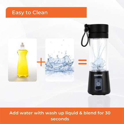 Geepas Rechargeable Portable Blender Black at Napev GH