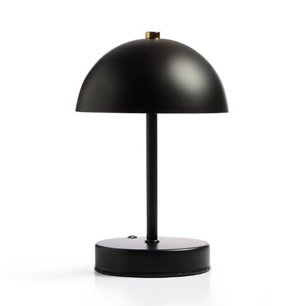 Global Gizmos 25cm Mushroom Table Lamp - Black at Napev GH