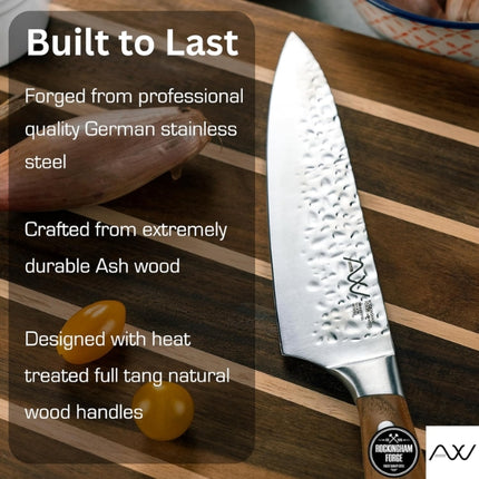 Grunwerg RF Ashwood 6 Piece Knife Block Set at Napev GH