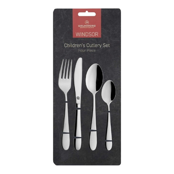 Grunwerg Windsor 18/0 4 Piece Child’s Set at Napev GH