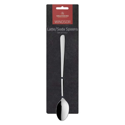 Grunwerg Windsor Latte Spoon | Pack of 4