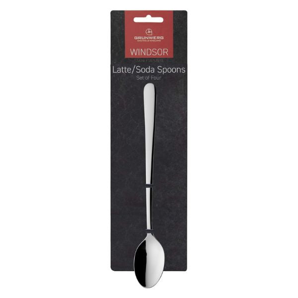 Grunwerg Windsor Latte Spoon | Pack of 4