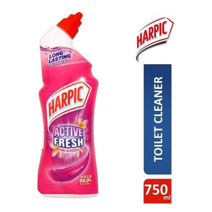 Harpic Active Fresh Pink Blossom Toilet Cleaner 750ml at Napev GH
