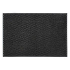 JVL Black Rubber Condor Astro Turf Effect Doormat 40x60cm at Napev GH
