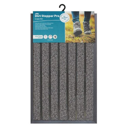 JVL Dirt Stopper Pro Scraper Doormat 45x75cm at Napev GH