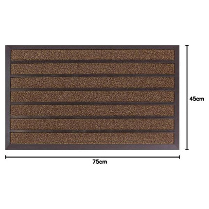 JVL Dirt Stopper Pro Scraper Doormat 45x75cm at Napev GH