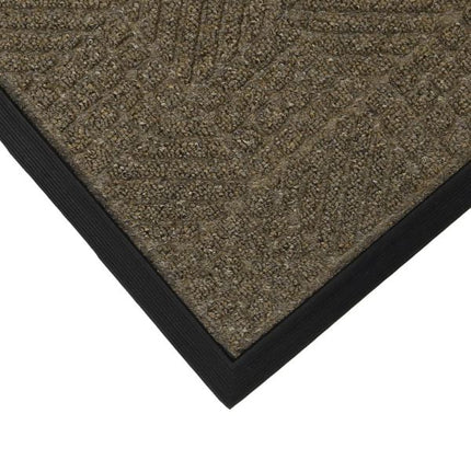 JVL Firth Tile Rubber Backed Door Mat, 40x70cm, Brown at Napev GH