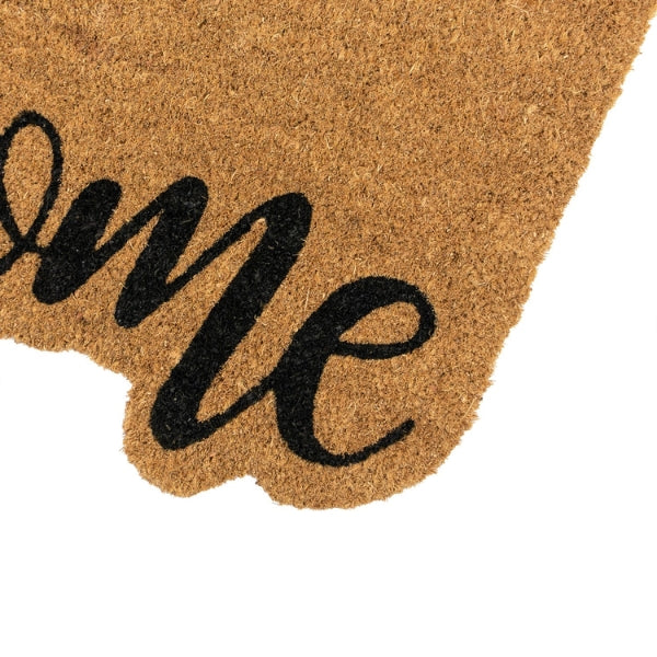 JVL Latex Shaped Coir - Welcome - 40x70cm at Napev GH