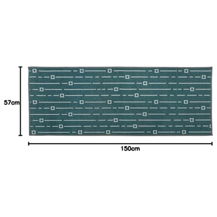 JVL Savio Runner - M/Washable 57X150cm-Teal at Napev GH